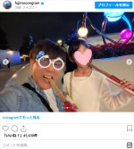 藤本敏史、娘とディズニーを満喫　※「FUJIWARA・藤本敏史」インスタグラム