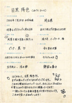 櫻坂46四期生・目黒陽色の手書きプロフィール