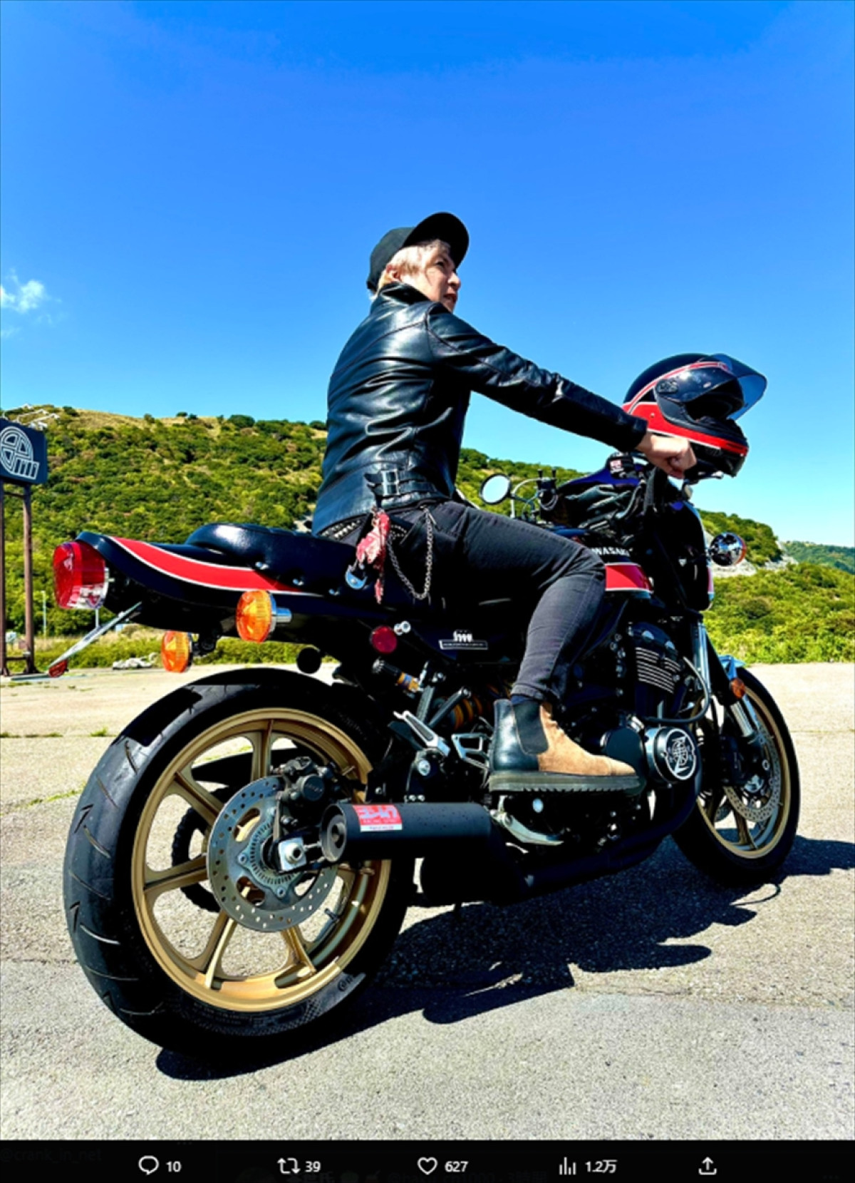 つるの剛士、“顔出し”妹とツーリング　“愛車”が兄妹そろって「カッコよすぎ」　カスタムにも絶賛の声