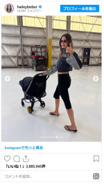 ヘイリー・ビーバーがママになって初めての母の日をお祝い！妊娠ショット～息子のハイハイ写真まで投下※「Hailey Rhode Bieber」インスタグラム