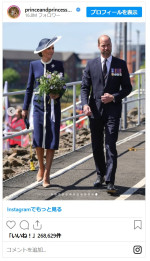 キャサリン妃、さわやかなマリンルックで英軍艦艇の命名式に出席※「The Prince and Princess of Wales」インスタグラム