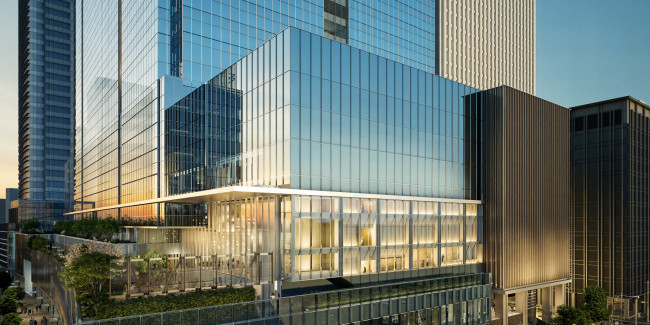東京駅前に2029年開場する新劇場外観イメージパース