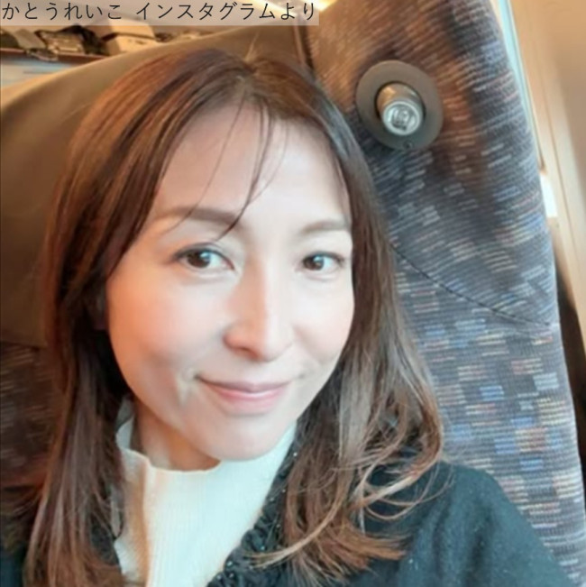 かとうれいこ、近影　※「かとうれいこ」インスタグラム