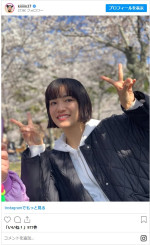 普段は黒髪ボブの金原早苗 ※「金原早苗」インスタグラム