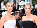 カンヌ国際映画祭に登場したレディ・エライザ・スペンサー（右）＆レディ・アメリア・スペンサー（左）姉妹