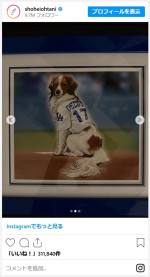大谷翔平の愛犬・デコピンが『遊戯王』カードに　※「大谷翔平」インスタグラム