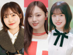 （左から）櫻坂46キャプテン・松田里奈、乃木坂46キャプテン・梅澤美波、日向坂46キャプテン・高橋未来虹