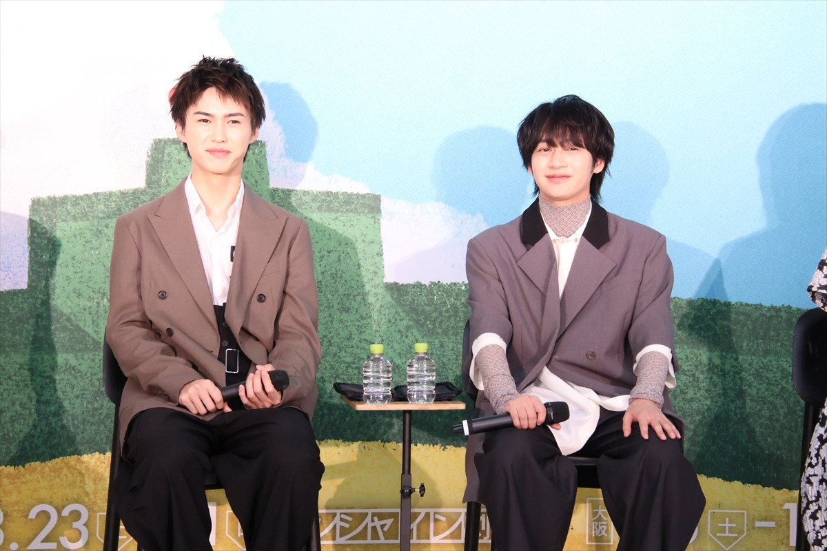 ジュニア・藤井直樹×関西ジュニア・岡崎彪太郎が共演　高校球児役に「気合いを入れて頑張っていきたい」