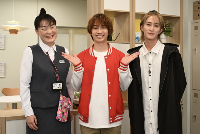 ドラマ『ロンダリング』に出演する(左から)久保田磨希、藤原丈一郎、橋本涼