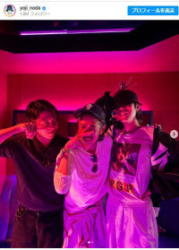 野田洋次郎、『IWGP』な2人と！　※「野田洋次郎」インスタグラム