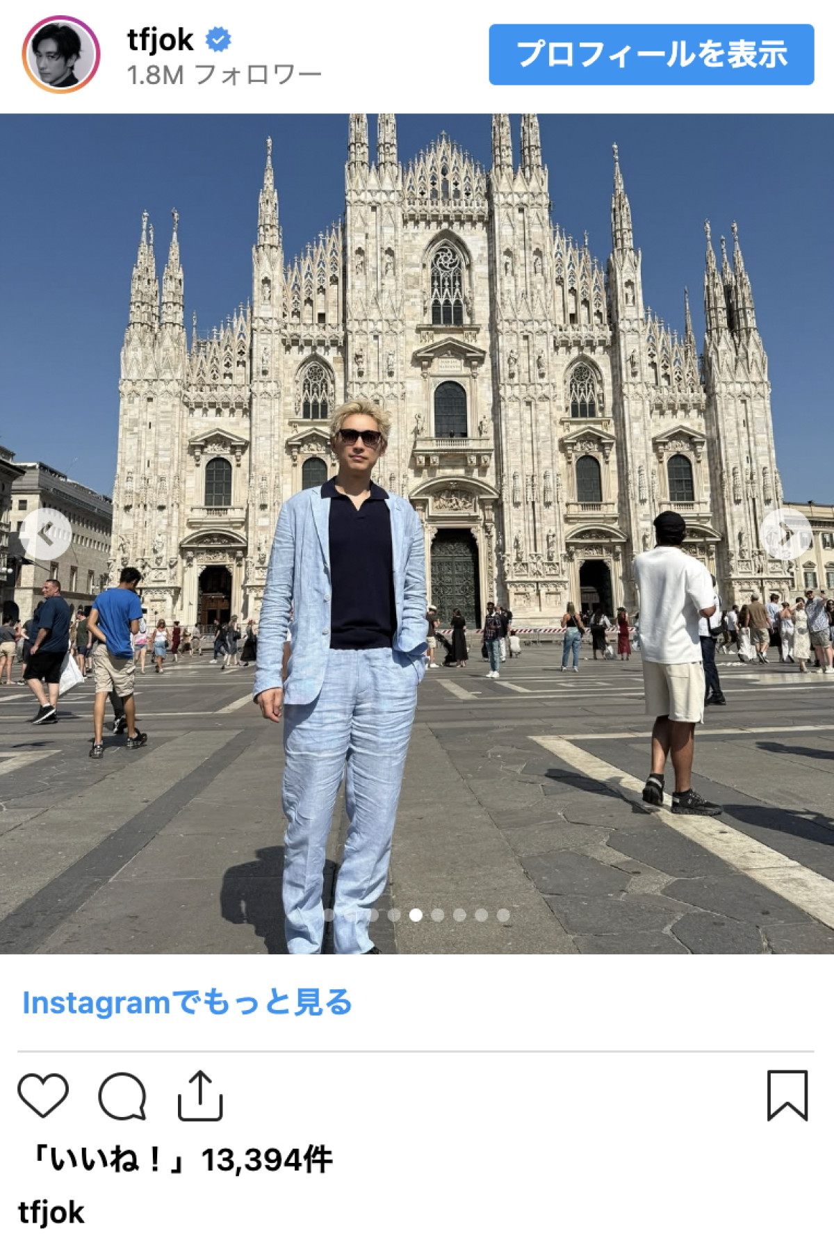 ディーン・フジオカ、オフショットinミラノが絵画のよう！「写真集ほしい」とネット絶賛
