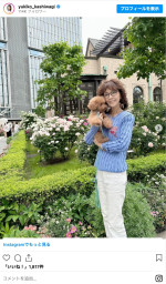柏木由紀子77歳、爽やかブルーニット姿を披露　※「柏木由紀子」インスタグラム