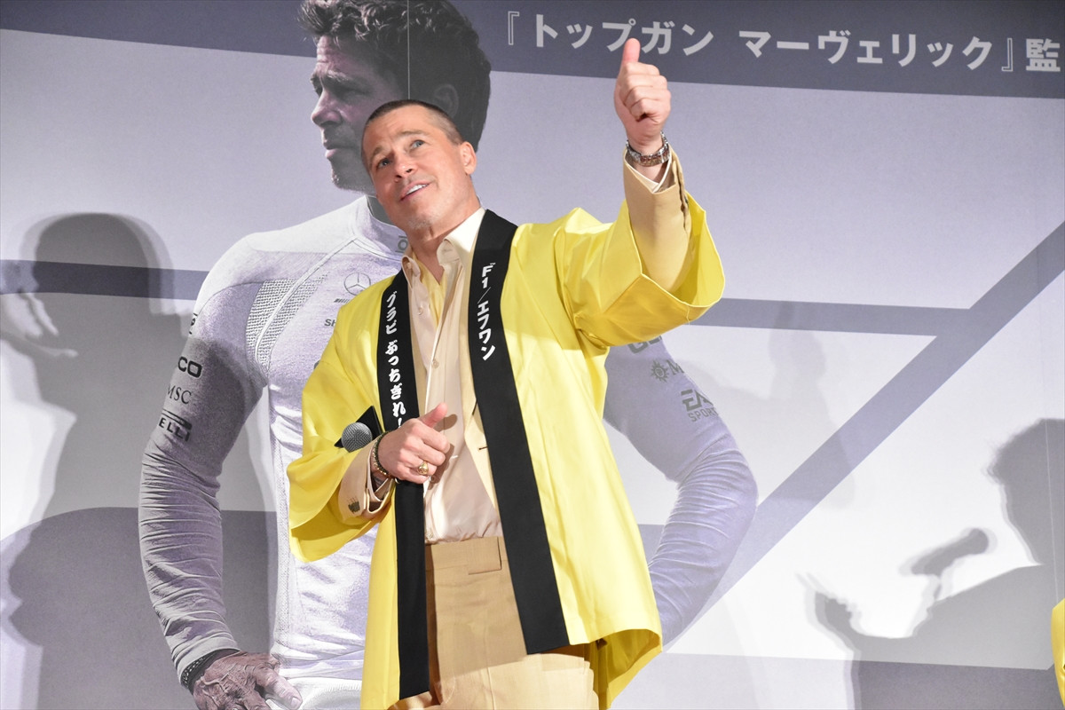 ブラッド・ピット「空はトムに任せる」　旧友トム・クルーズとの再会に喜び