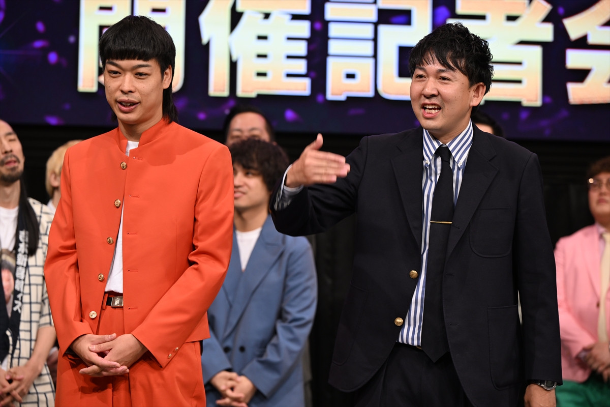 令和ロマンがコンビで記者会見に登場　ちょんまげラーメンはラストイヤーへの思いを語る　『M-1グランプリ2025』会見