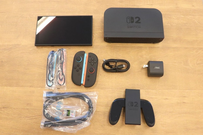 写真）発売日に届いた「Switch2」を開封してみた！ 「ジョイコン2」の