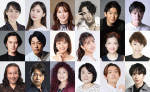 ミュージカル『メリー・ポピンズ』に出演する（上段左から）濱田めぐみ、笹本玲奈、朝夏まなと、大貫勇輔、小野田龍之介、上川一哉、（中段左から）小西遼生、福士誠治、木村花代、知念里奈、島田歌穂、樹里咲穂、（下段左から）コング桑田、安崎求、浦嶋りんこ、久保田磨希、石川新太、DION