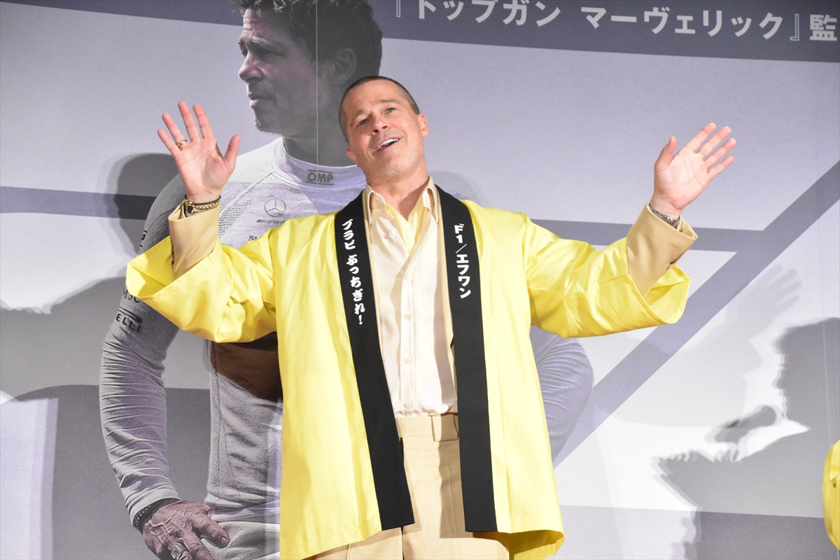 ブラッド・ピット「空はトムに任せる」　旧友トム・クルーズとの再会に喜び