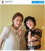 千秋、“90年代の戦友”鈴木蘭々と再会　※「千秋」インスタグラム