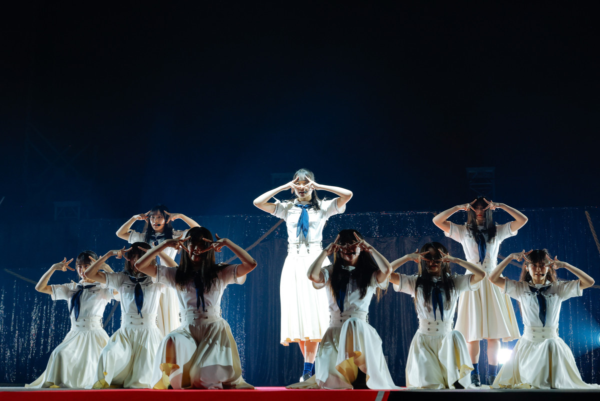 櫻坂46・四期生が初ライブ開催　「死んだふり」センターは山田桃実　ドーム公演出演発表のサプライズも