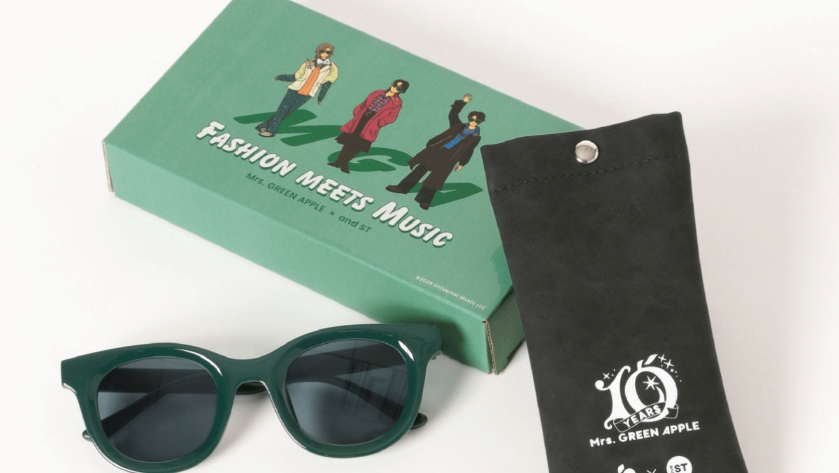 Mrs. GREEN APPLE × and STコラボ サングラス Mrs. GREEN APPLE×「and ST」コラボサングラス登場! デビュー10