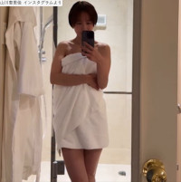 山川恵里佳、ソロショット　※「山川恵里佳」インスタグラム