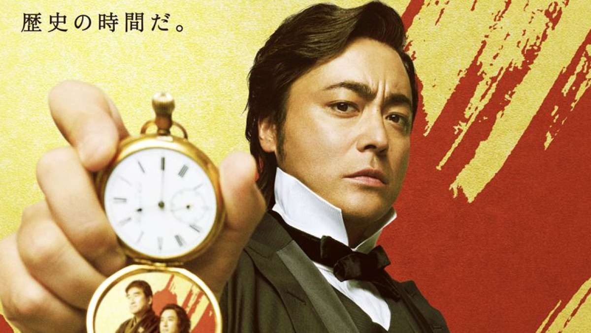 (掛軸)薬師寺貫主安田暎胤　天下春賛　　川人勝延　梅に鶯画　横物 掛軸)薬師寺貫主安田暎胤 天下春賛 川人勝延 梅に鶯画