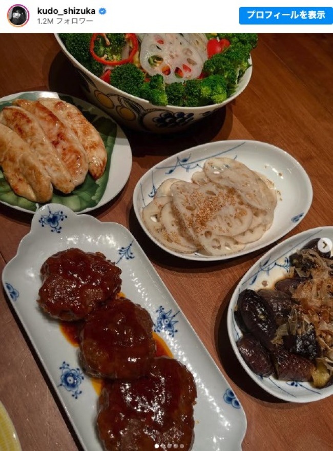 「どれも美味しそう」工藤静香の手料理の数々 ※「工藤静香」インスタグラム