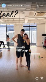 村上佳菜子、夫との2ショット　※「村上佳菜子」インスタグラム