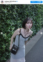 本田翼が披露した夏の私服姿　※「本田翼」インスタグラム