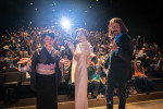 映画『かくかくしかじか』ファンタジア国際映画祭に登壇した（左から）東村アキコ、永野芽郁