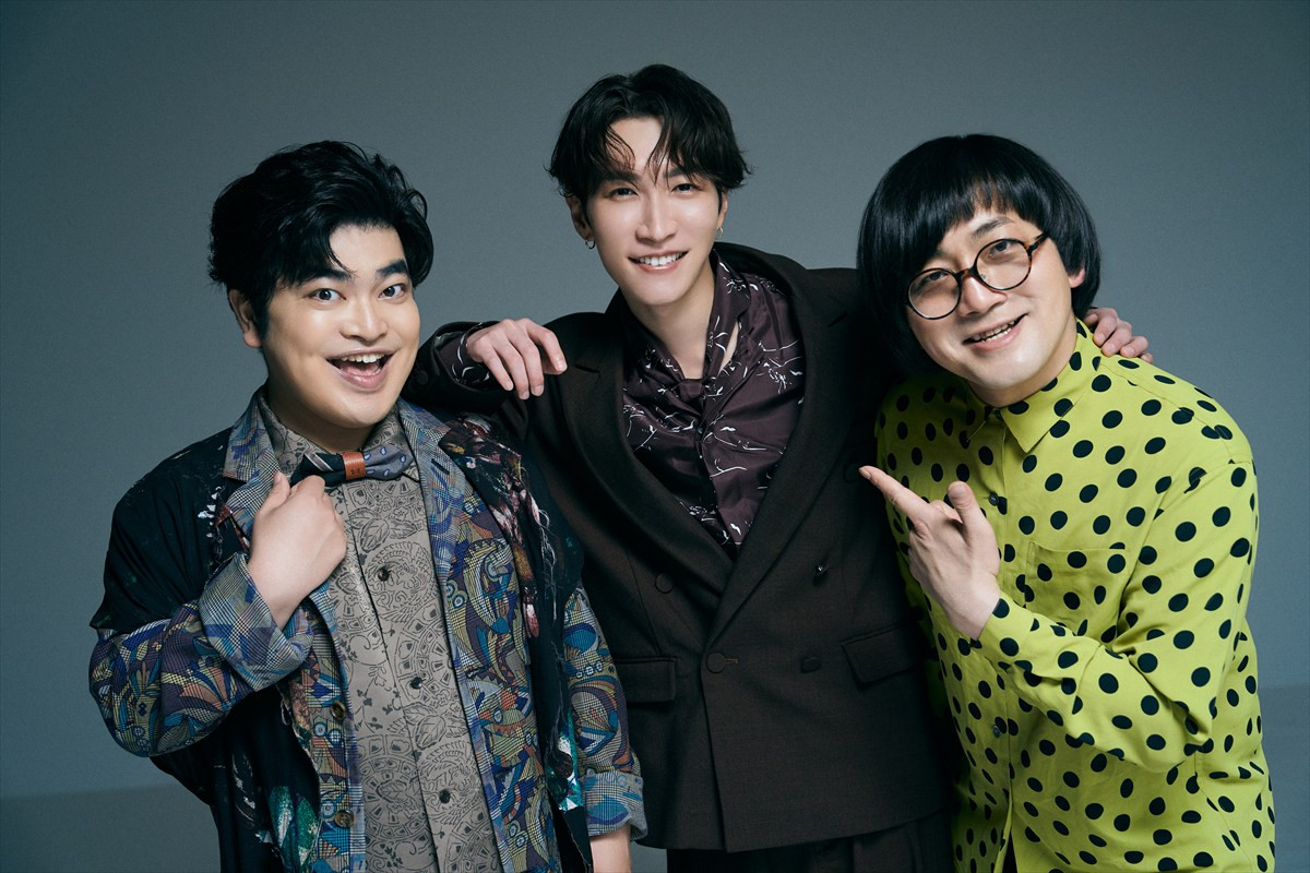 （左から）加藤諒、主演・渡辺翔太、原作・松原タニシ