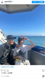 名倉潤、米国旅行中の家族ショット　※「名倉潤」インスタグラム
