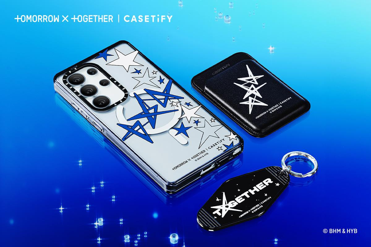 TOMORROW X TOGETHER「CASETiFY」と初コラボ！　4thアルバムの星をデザイン