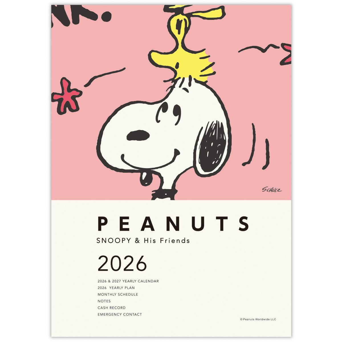 250805『Peanuts』2026年版カレンダー＆ダイアリー