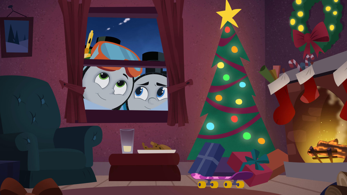 トーマスと仲間たち、クリスマスイブに大奮闘！　映画『きかんしゃトーマス』最新作、ポスター＆場面写真解禁