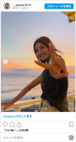 林ゆめ、素敵すぎるビーチショットを公開　※「林ゆめ」インスタグラム