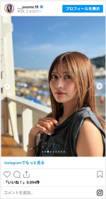 林ゆめ、素敵すぎるビーチショットを公開　※「林ゆめ」インスタグラム