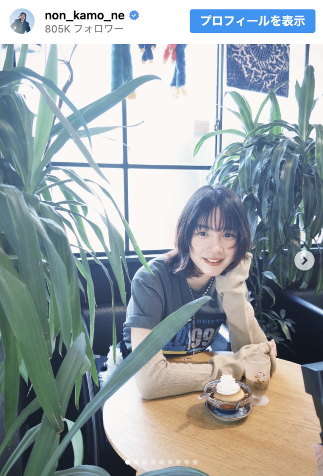 のん、ファッション誌のオフショットを披露　※「のん」インスタグラム
