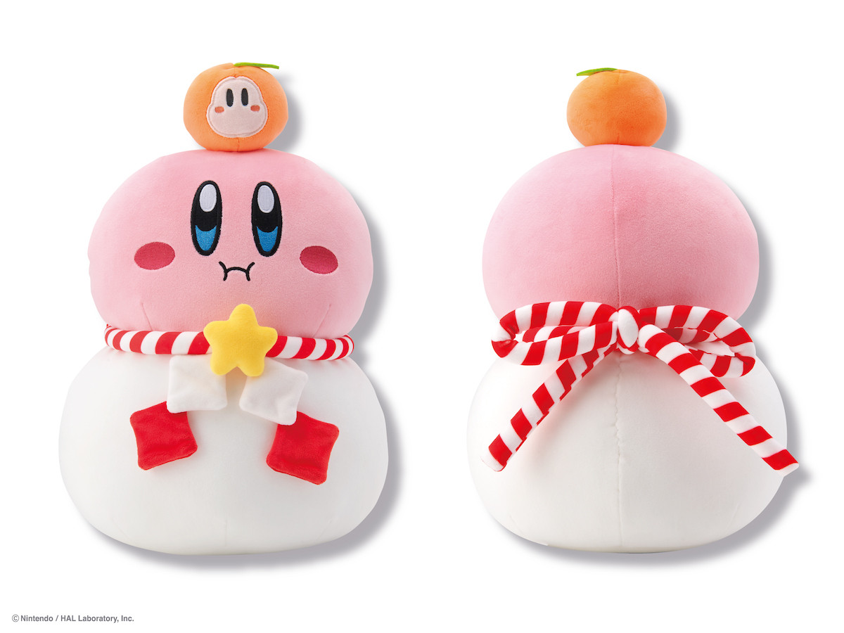 郵便局に『星のカービィ』のグッズが登場！　鏡餅風クッションや年賀はがきなど展開