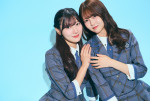 （左から）日向坂46・河田陽菜、山下葉留花