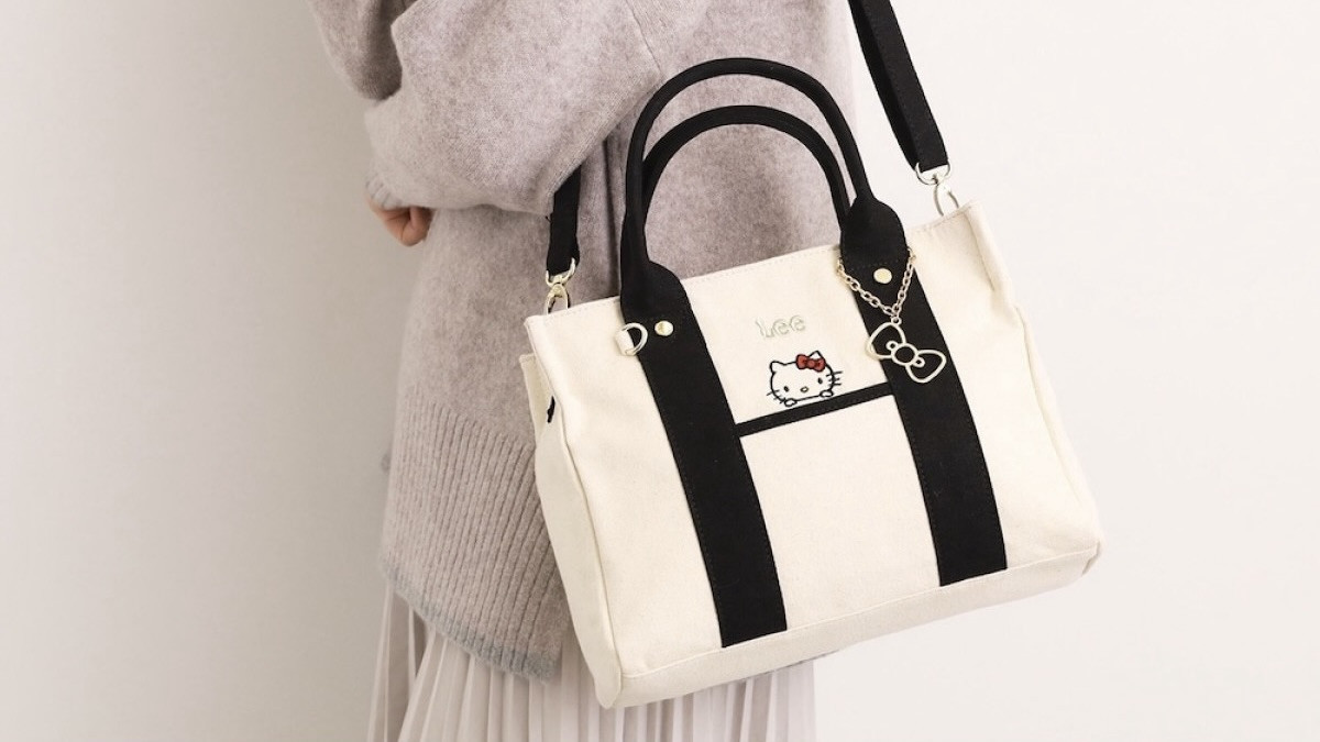 ハローキティ”70年代レトロデザインの新作バッグ登場！ 刺しゅうトート
