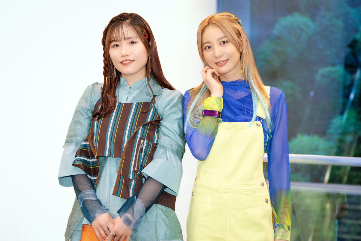 テレビアニメ『グノーシア』インタビューより(左から)長谷川育美、安済知佳