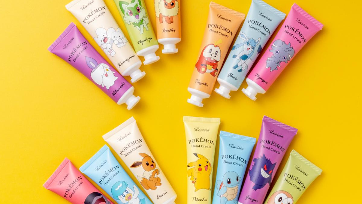 ポケモン』×「Lovisia」30種類のハンドクリームが新登場！ ゼニガメや