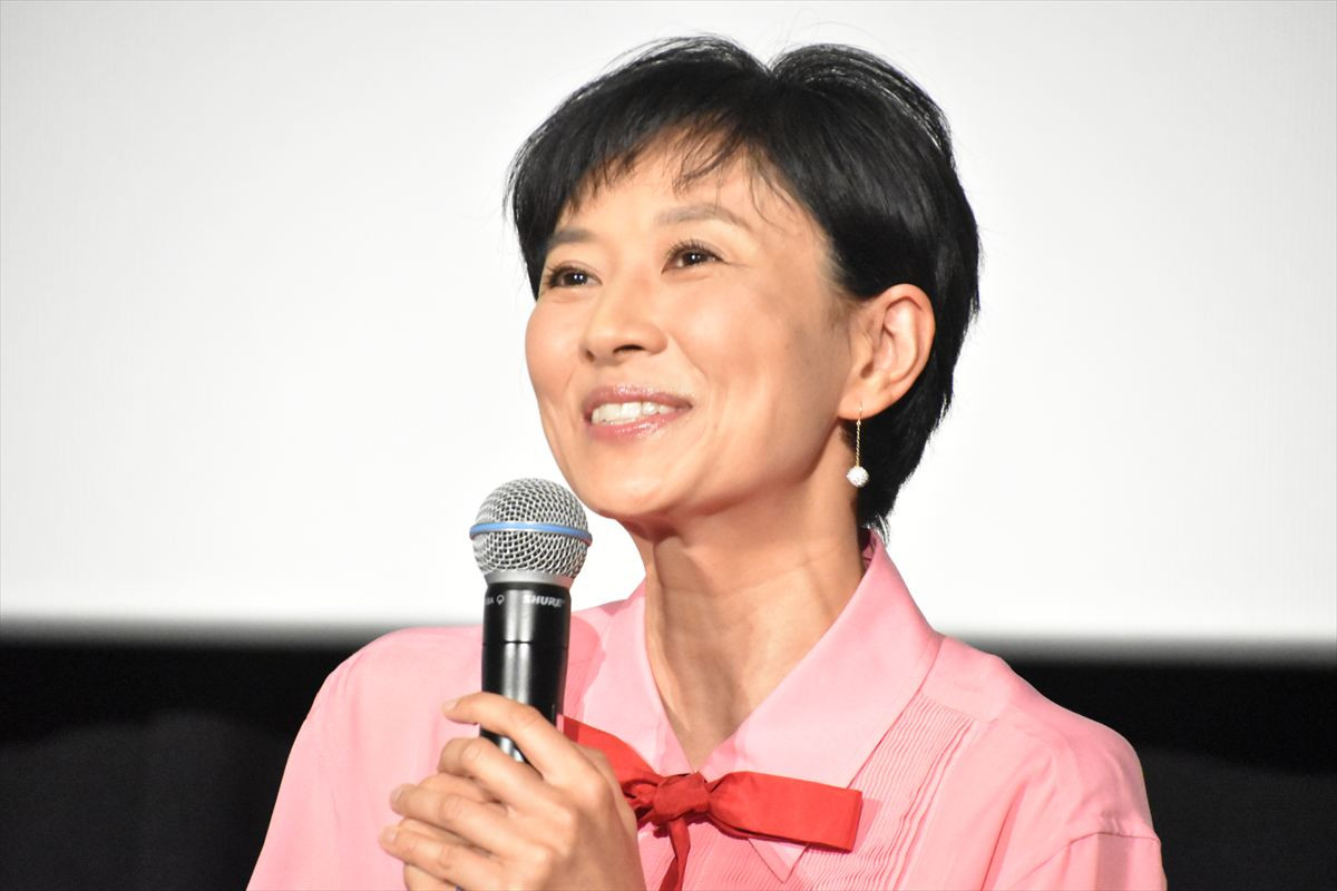 『種まく旅人～醪のささやき～』公開記念舞台あいさつに登壇した菊川怜