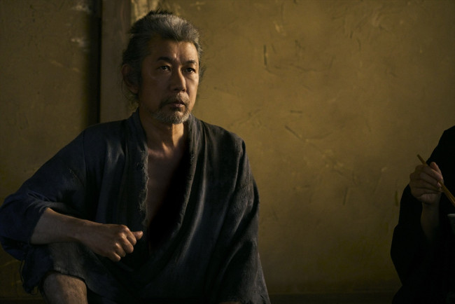 映画『おーい、応為』永瀬正敏演じる葛飾北斎の場面写真