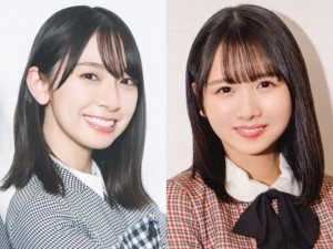 (左から)日向坂46・金村美玖、上村ひなの