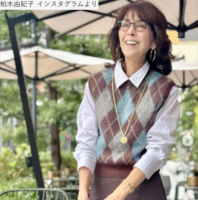 柏木由紀子、近影 ※「柏木由紀子」インスタグラム