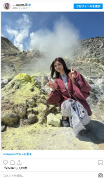 林ゆめ、かわいらしい浴衣姿　※「林ゆめ」インスタグラム