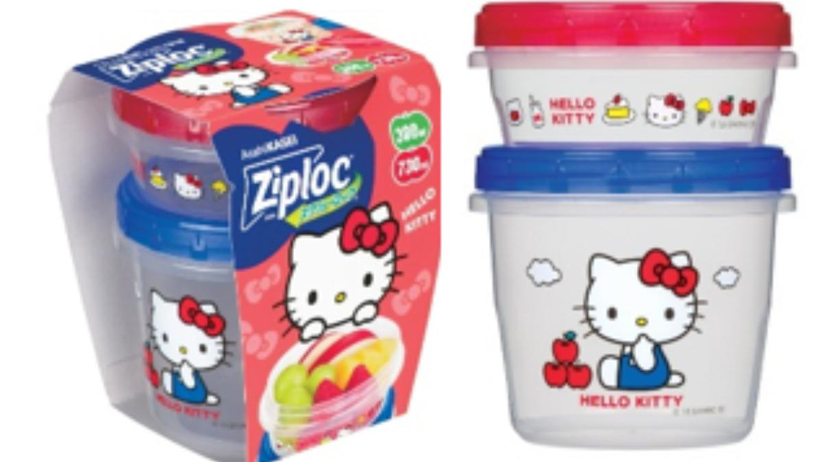 サンリオ×「ジップロック」が初コラボ！ キッチンを彩る“ハローキティ