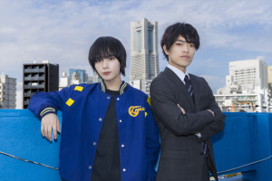 『東海テレビ×WOWOW 共同製作連続ドラマ 横浜ネイバーズ』ダブル主演（左から）大西流星（なにわ男子）、原嘉孝（timelesz）
